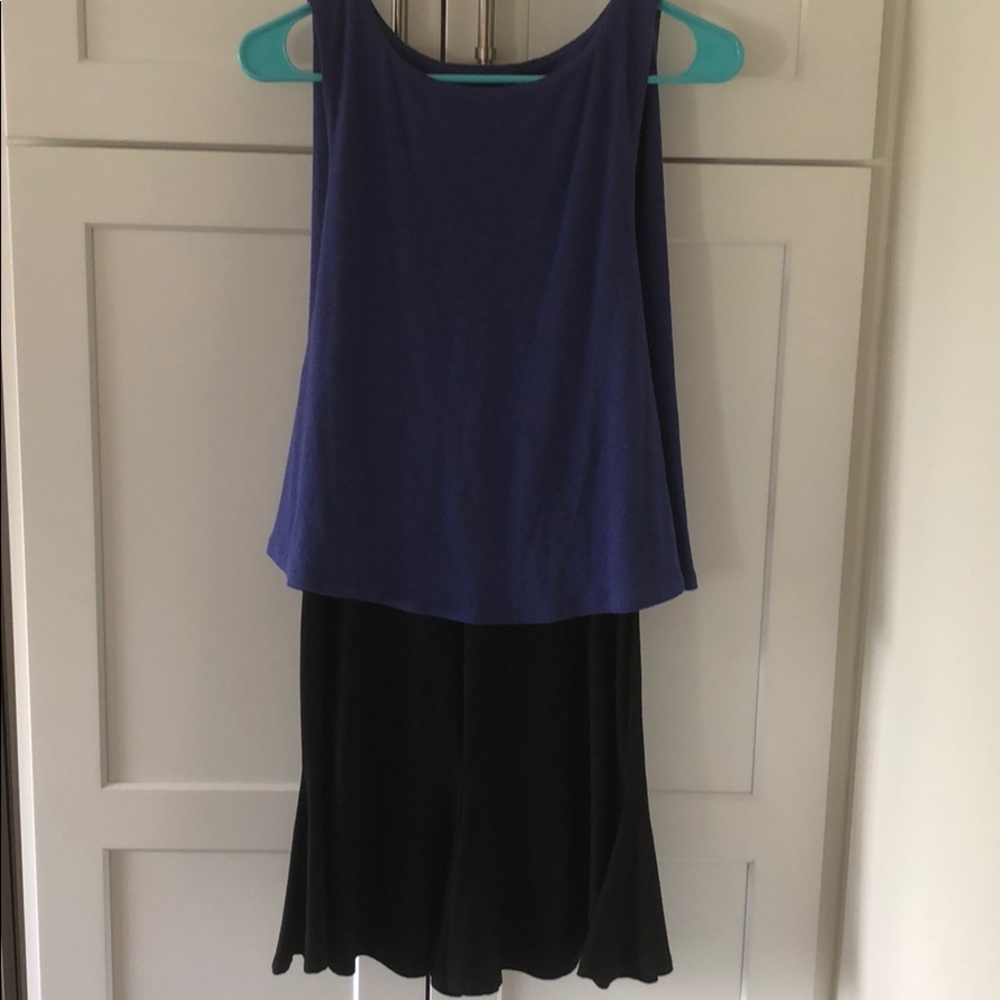 Tank dress size small, beautiful purple and black